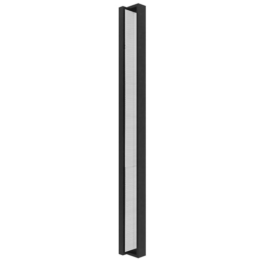 Outdoor Wall Light Avenue Lighting AV2936-BLK Avenue Outdoor 36"H White Textured Panel LED Wall Sconce in Black Avenue Lighting