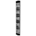 Outdoor Wall Light Avenue Lighting AV2936-BLK Avenue Outdoor 36"H White Textured Panel LED Wall Sconce in Black Avenue Lighting