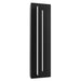 Outdoor Wall Light Avenue Lighting AV3218-BLK Avenue Outdoor 18"H Raised Panel LED Wall Sconce in Black Avenue Lighting
