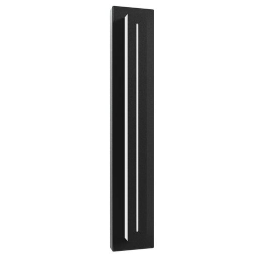 Outdoor Wall Light Avenue Lighting AV3228-BLK Avenue Outdoor 28"H Raised Panel LED Wall Sconce in Black Avenue Lighting