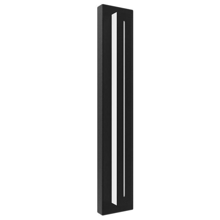 Outdoor Wall Light Avenue Lighting AV3228-BLK Avenue Outdoor 28"H Raised Panel LED Wall Sconce in Black Avenue Lighting