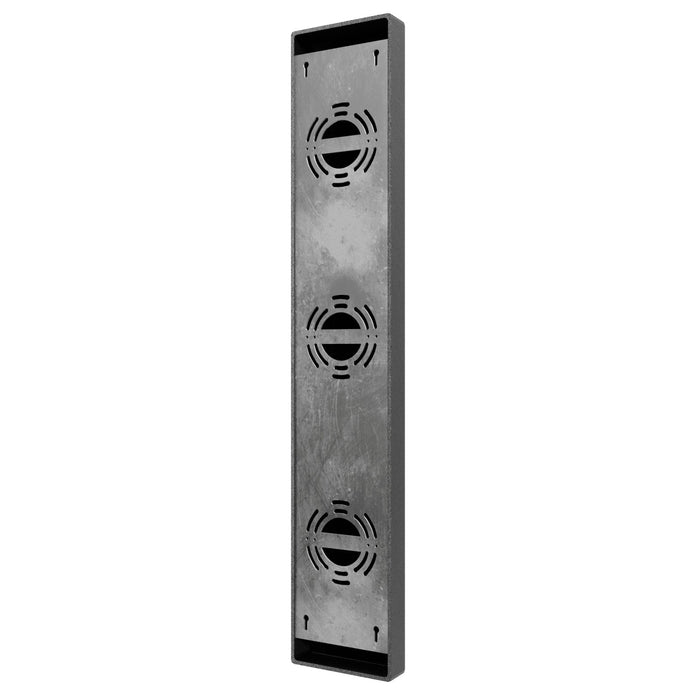 Outdoor Wall Light Avenue Lighting AV3228-BLK Avenue Outdoor 28"H Raised Panel LED Wall Sconce in Black Avenue Lighting