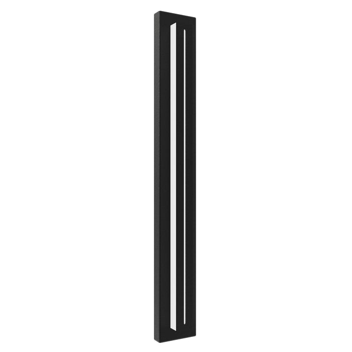 Outdoor Wall Light Avenue Lighting AV3238-BLK Avenue Outdoor 38"H Raised Panel LED Wall Sconce in Black Avenue Lighting