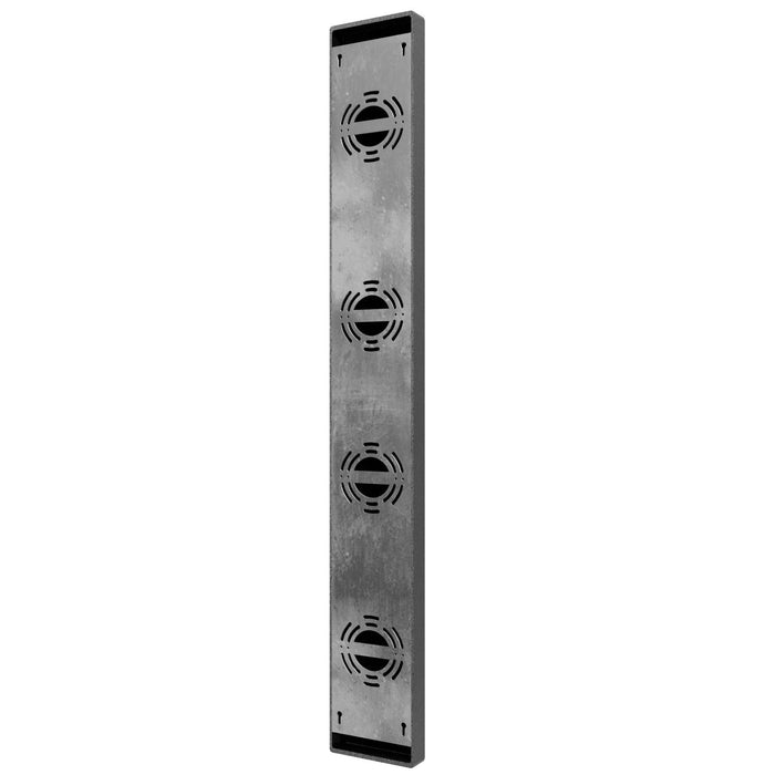 Outdoor Wall Light Avenue Lighting AV3238-BLK Avenue Outdoor 38"H Raised Panel LED Wall Sconce in Black Avenue Lighting