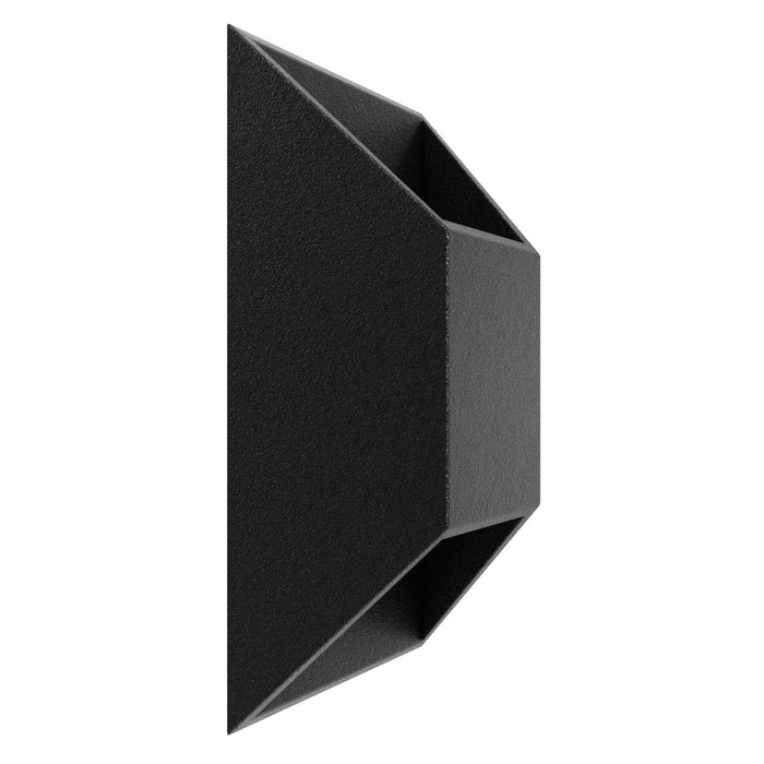 Outdoor Wall Light Avenue Lighting AV9900-BLK Avenue Outdoor 12"H Rectangular 3000K LED Wall Sconce in Black Avenue Lighting
