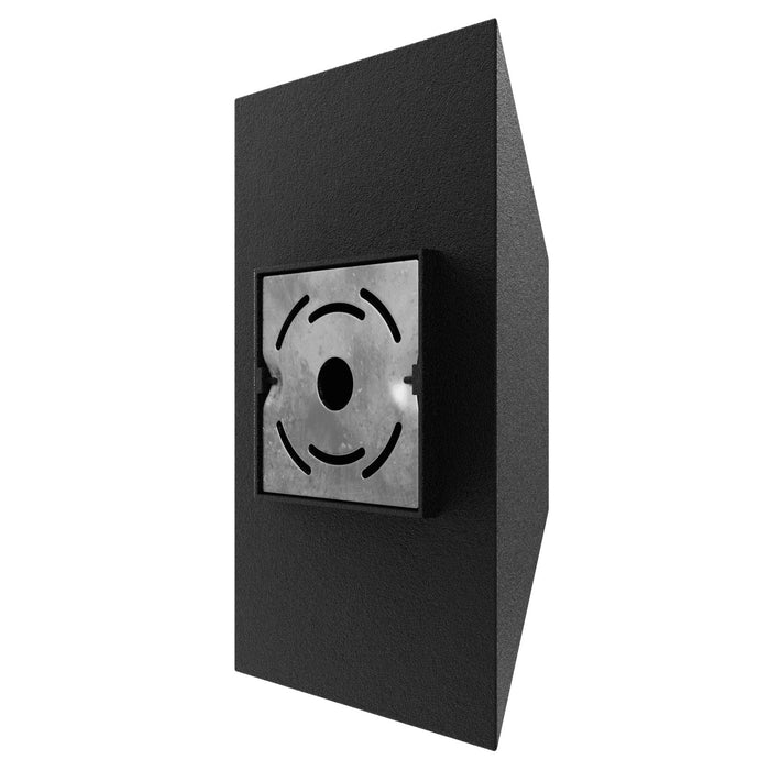 Outdoor Wall Light Avenue Lighting AV9900-BLK Avenue Outdoor 12"H Rectangular 3000K LED Wall Sconce in Black Avenue Lighting