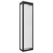 Outdoor Wall Light Avenue Lighting AV9903-BLK Avenue Outdoor 24"H 3000K LED Wall Sconce in Black/Ribbed Glass Avenue Lighting
