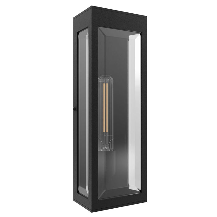 Outdoor Wall Light Avenue Lighting AV9906-BLK Avenue Outdoor 1-Light 18"H Rectangular Box Wall Sconce in Black Avenue Lighting