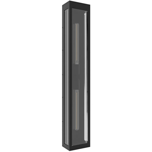 Outdoor Wall Light Avenue Lighting AV9908-BLK Avenue Outdoor 2-Light 36"H Rectangular Box Wall Sconce in Black Avenue Lighting