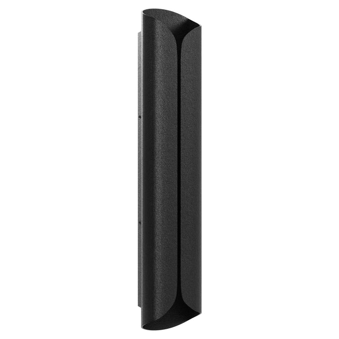 Outdoor Wall Light Avenue Lighting AV9911-BLK Avenue Outdoor 30"H Curved Frame LED Wall Sconce in Black Avenue Lighting
