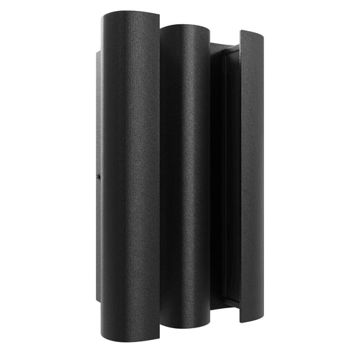Outdoor Wall Light Avenue Lighting AV9912-BLK Avenue Outdoor 13"H Ripple Frame LED Wall Sconce in Black Avenue Lighting