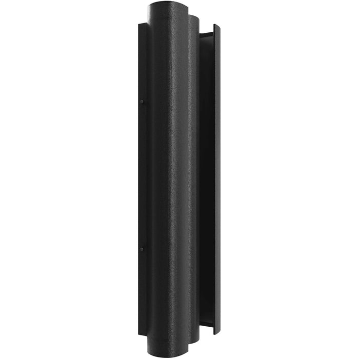 Outdoor Wall Light Avenue Lighting AV9913-BLK Avenue Outdoor 23"H Black Ripple Frame LED Wall Sconce in Black Avenue Lighting