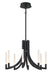 Eurofase 49010-039 Olette 24" Matte Black LED Chandelier