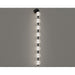 Wall Sconce Avenue Lighting HF3908-BK Beluga 8-Light 56"H LED Wall Sconce in Black/Textured Acrylic Avenue Lighting