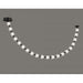 Pendant Light Avenue Lighting HF3920-BK Beluga 20-Light 140"L LED Pendant in Black/Textured Acrylic Avenue Lighting