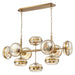 Eurofase 37089-016 Nottingham 54" Antique Brass Chandelier
