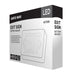 Exit Sign Nuvo 67-100 Green LED Exit Sign, 90min Ni-Cad backup, 120/277V, Single/Dual Face, Universal Mounting - White Finish Nuvo