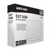 Exit Sign Nuvo 67-100 Green LED Exit Sign, 90min Ni-Cad backup, 120/277V, Single/Dual Face, Universal Mounting - White Finish Nuvo