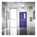 Exit Sign Nuvo 67-101 Red LED Exit Sign, 90min Ni-Cad backup, 120/277V, Single/Dual Face, Universal Mounting - White Finish Nuvo