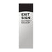 Exit Sign Nuvo 67-101 Red LED Exit Sign, 90min Ni-Cad backup, 120/277V, Single/Dual Face, Universal Mounting - White Finish Nuvo