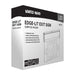 Exit Sign Nuvo 67-112 Green (Clear) Edge Lit LED Exit Sign, 90min Ni-Cad backup, 120/277V, Single Face, Top/Back/End Mount - Clear Finish Nuvo
