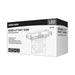 Exit Sign Nuvo 67-115 Green (Mirror) Edge Lit LED Exit Sign - 2.94 Watts - Dual Face - 120V/277 Volt - Silver Finish Nuvo