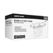 Exit Sign Nuvo 67-116 Green (Clear) Edge Lit LED Exit Sign - 2.94 Watts - Single Face - 120V/277 Volts - Clear Finish Nuvo