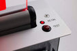 Exit Sign Nuvo 67-117 Red (Mirror) Edge Lit LED Exit Sign - 3.14 Watt - Dual Face - 120/277 Volts - Silver Finish Nuvo