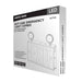 Exit Sign Nuvo 67-123 Combination Red Exit Sign/Emergency Light, 90min Ni-Cad backup, 120-277V, Dual Head, Single/Dual Face, Universal Mounting, Steel/NYC - White Finish Nuvo