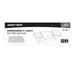 Emergency Light Nuvo 67-130 Emergency Light, 90min Ni-Cad backup, 120/277V, Dual Head, Universal Mounting - White Finish Nuvo