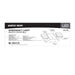 Emergency Light Nuvo 67-131 Emergency Light, 90min Ni-Cad backup, 120/277V, Dual Head, Universal Mounting, Remote Compatible - White Finish Nuvo