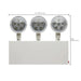Emergency Light Nuvo 67-133 Emergency Light, 90min Ni-Cad backup, 120/277V, Tri Head, Universal Mounting, Steel/NYC - White Finish Nuvo