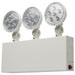 Emergency Light Nuvo 67-133 Emergency Light, 90min Ni-Cad backup, 120/277V, Tri Head, Universal Mounting, Steel/NYC - White Finish Nuvo