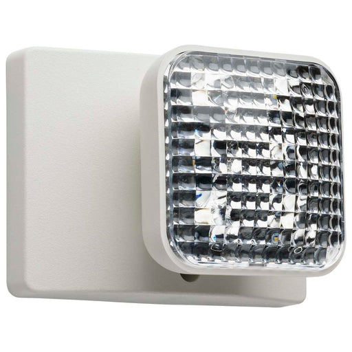 Emergency Light Nuvo 67-134 Remote Emergency Light, Low-Voltage Backup, Single Head - White Finish Nuvo