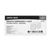 Emergency Light Nuvo 67-135 Remote Emergency Light, Low-Voltage Backup, Dual Head - White Finish Nuvo