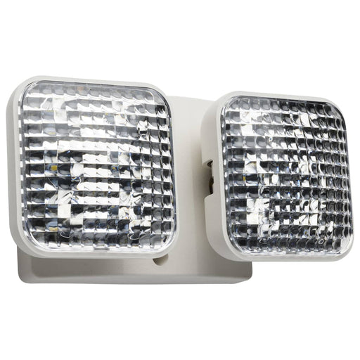Emergency Light Nuvo 67-135 Remote Emergency Light, Low-Voltage Backup, Dual Head - White Finish Nuvo