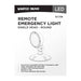 Emergency Light Nuvo 67-136 Remote Emergency Light, Low-Voltage Backup, Single Head, White Finish, Wet Location Rated Nuvo