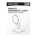 Emergency Light Nuvo 67-136 Remote Emergency Light, Low-Voltage Backup, Single Head, White Finish, Wet Location Rated Nuvo