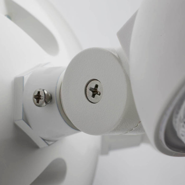 Emergency Light Nuvo 67-137 Remote Emergency Light - Low-Voltage Backup - Double Head, White Finish, Wet Location Rated Nuvo