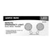 Emergency Light Nuvo 67-137 Remote Emergency Light - Low-Voltage Backup - Double Head, White Finish, Wet Location Rated Nuvo