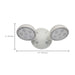 Emergency Light Nuvo 67-137 Remote Emergency Light - Low-Voltage Backup - Double Head, White Finish, Wet Location Rated Nuvo