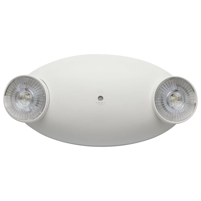 Emergency Light Nuvo 67-139 Emergency Light - Dual Head - 120/277 Volts - White Finish - Remote Compatible Nuvo