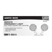 Emergency Light Satco 67-141 Remote Emergency Light - Weatherproof Low Power Dual Head - 3-12V 1.5W - White Finish Satco