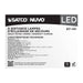 Emergency Light Satco 67-141 Remote Emergency Light - Weatherproof Low Power Dual Head - 3-12V 1.5W - White Finish Satco