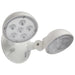 Emergency Light Satco 67-141 Remote Emergency Light - Weatherproof Low Power Dual Head - 3-12V 1.5W - White Finish Satco