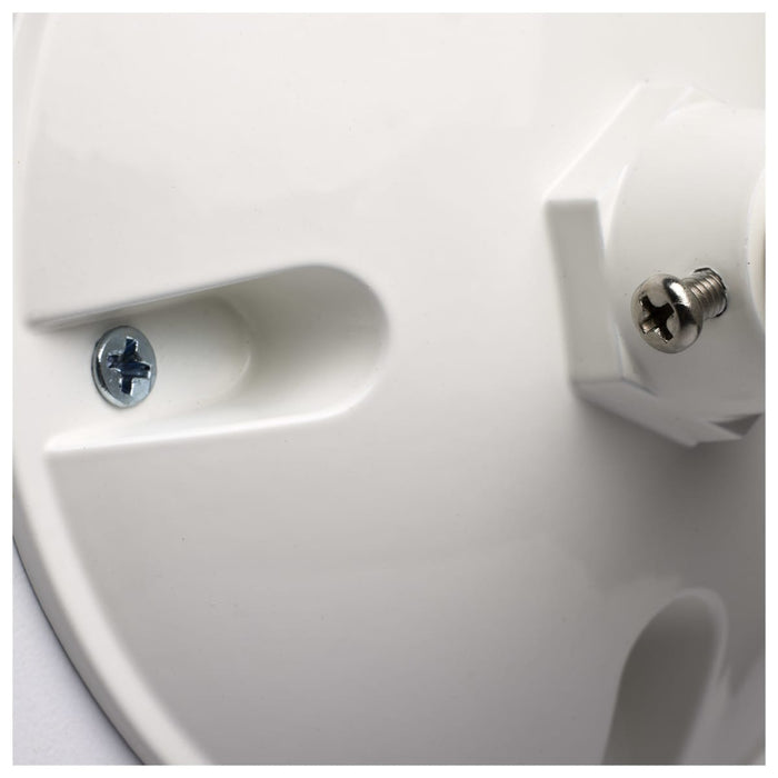 Emergency Light Satco 67-142 Remote Emergency Light - 0.75 Watt - Weatherproof Low Power Single Head - White Finish - 3.6 Volt Satco