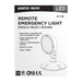 Emergency Light Satco 67-142 Remote Emergency Light - 0.75 Watt - Weatherproof Low Power Single Head - White Finish - 3.6 Volt Satco