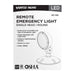 Emergency Light Satco 67-142 Remote Emergency Light - 0.75 Watt - Weatherproof Low Power Single Head - White Finish - 3.6 Volt Satco