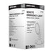 Emergency Light Satco 67-142 Remote Emergency Light - 0.75 Watt - Weatherproof Low Power Single Head - White Finish - 3.6 Volt Satco