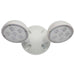 Emergency Light Satco 67-143 Remote Emergency Light - 1.5 Watt - Weatherproof Low Power Dual Head - White Finish - 3.6 Volt Satco